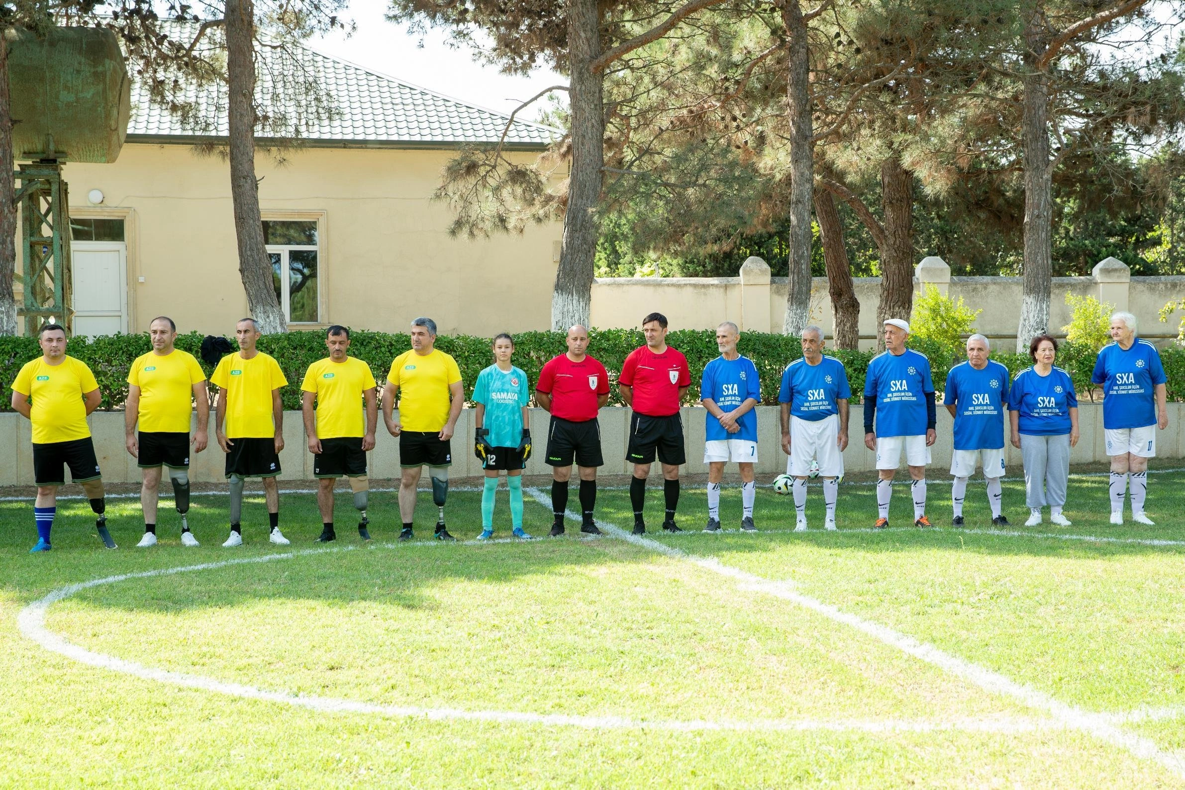 Ahıllarla müharibə ilə əlaqədar əlilliyi olan şəxslər arasında futbol yarışı keçirildi - FOTO