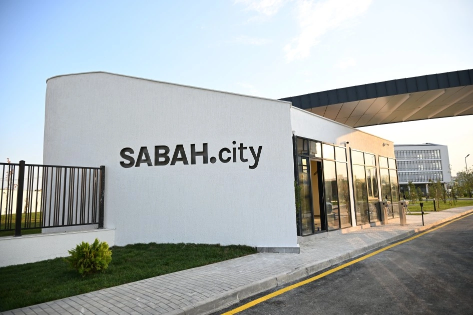 İlham Əliyev “SABAH.city” innovasiya şəhərciyinin birinci mərhələsinin açılışında - FOTOLAR