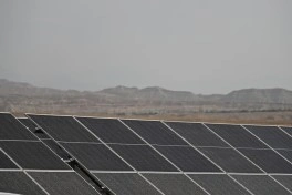 Prezident Naxçıvanda “Şəms 1” və “Qərbi Üfüq” Günəş Elektrik stansiyalarında görülən işlərlə tanış olub - FOTO