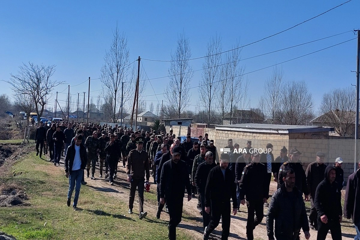 Xidməti vəzifəsini yerinə yetirərkən həlak olan FHN əməkdaşı dəfn olunub - FOTO