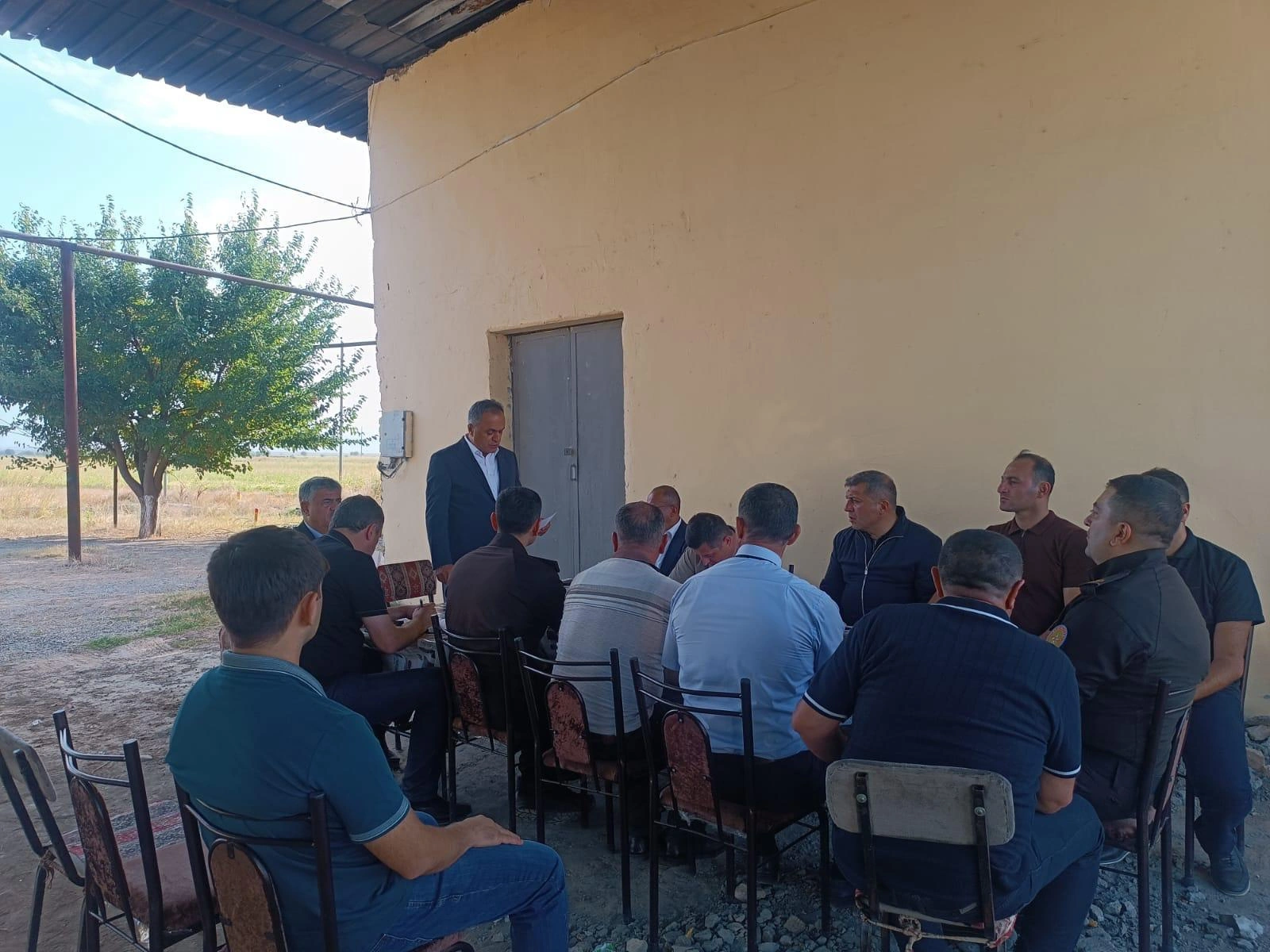 Goranboyda baş vermiş hadisə ilə bağlı operativ iclas keçirilib - FOTO