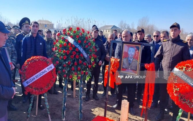Xidməti vəzifəsini yerinə yetirərkən həlak olan FHN əməkdaşı dəfn olunub - FOTO