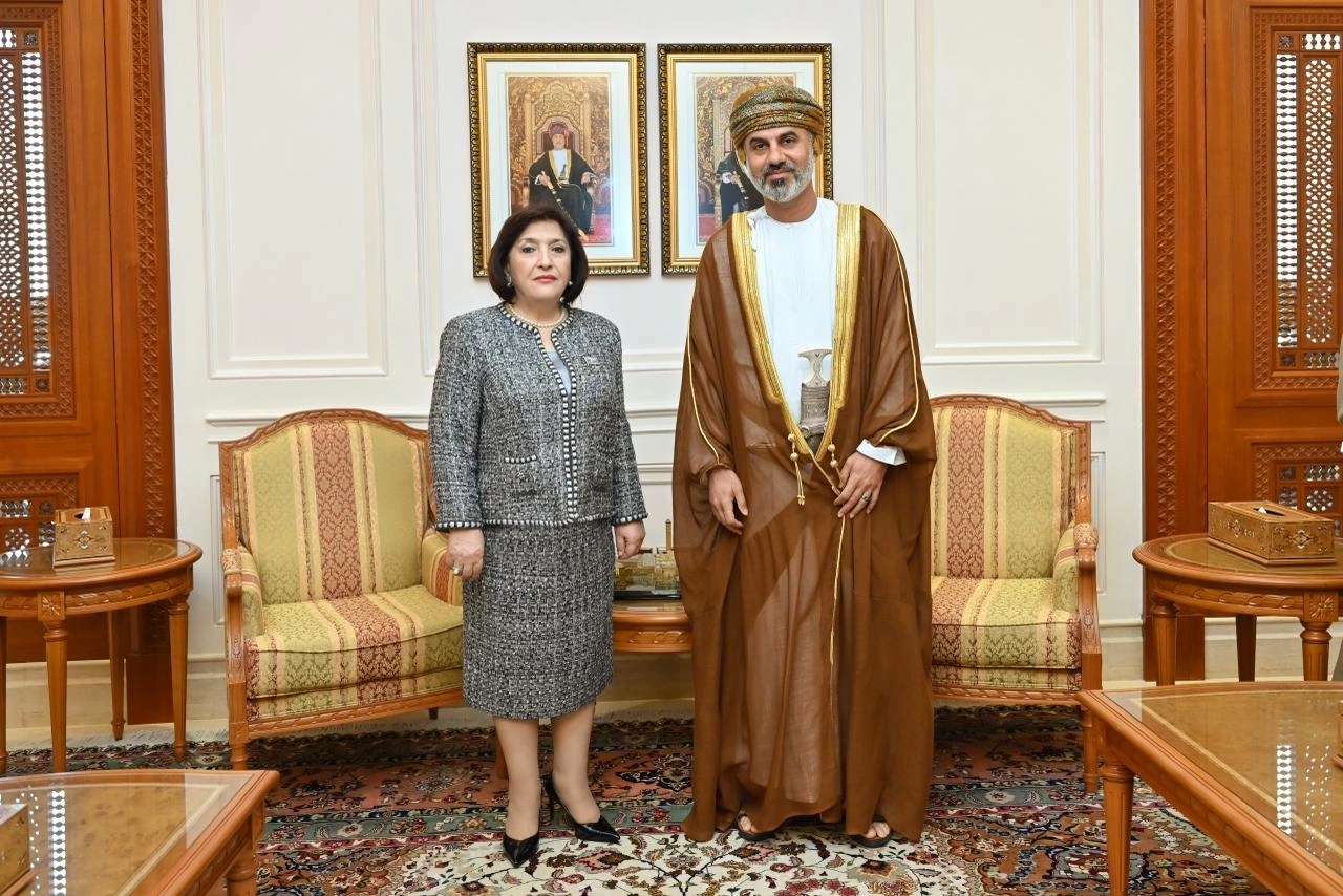 Sahibə Qafarova Oman Şura Məclisinin sədri ilə görüşüb - FOTO