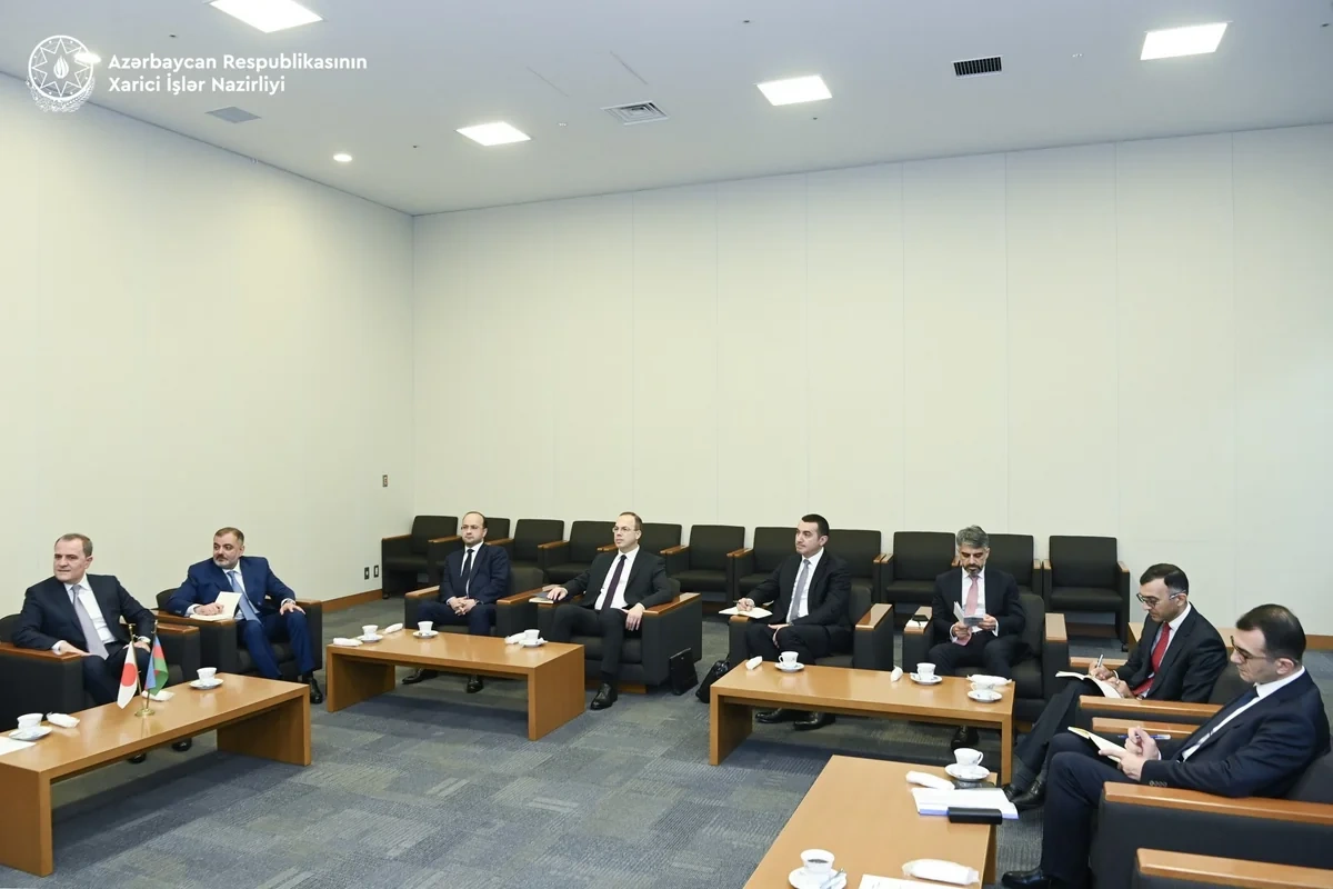 Ceyhun Bayramov yaponiyalı parlamentarilərlə müzakirə apardı – FOTOLAR
