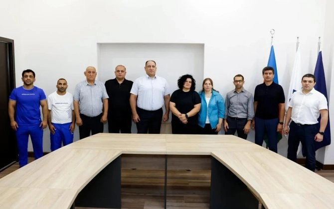 Avropa çempionatında medal qazanan paracüdoçularla görüş keçirilib - FOTO
