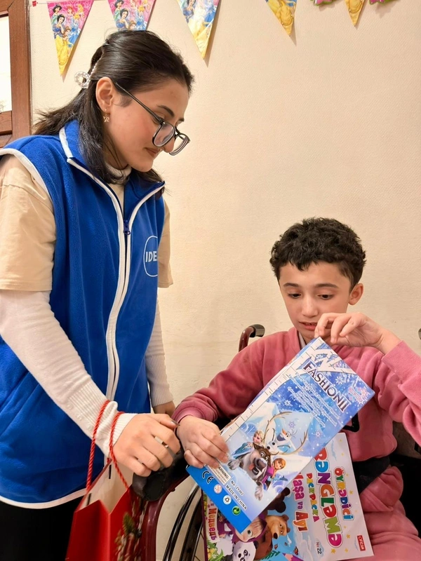 Leyla Əliyevanın təşəbbüsü ilə Mingəçevir Uşaq Nevroloji Sanatoriyasında Yeni il tədbiri keçirilib - FOTO