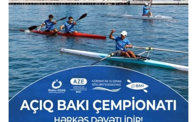 Avarçəkmə və kanoe üzrə açıq Bakı çempionatı keçiriləcək