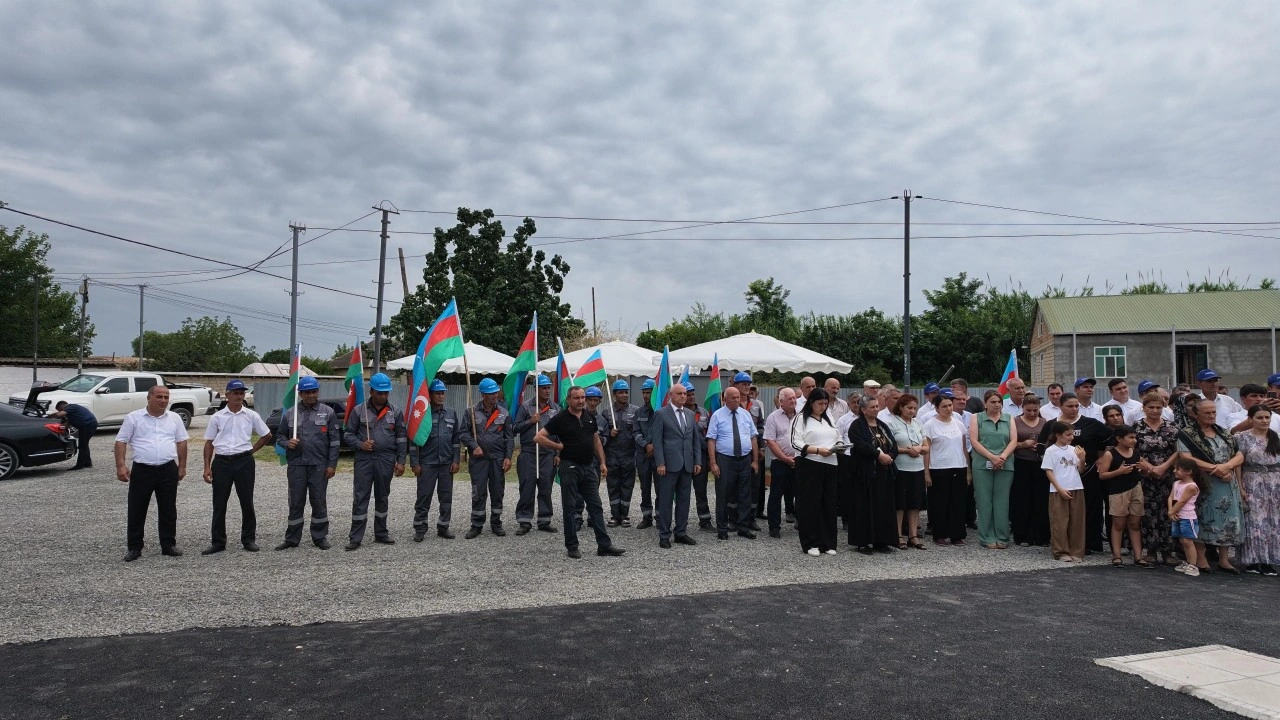 ADSEA daha bir kəndi içməli su ilə təmin edib - FOTOLAR