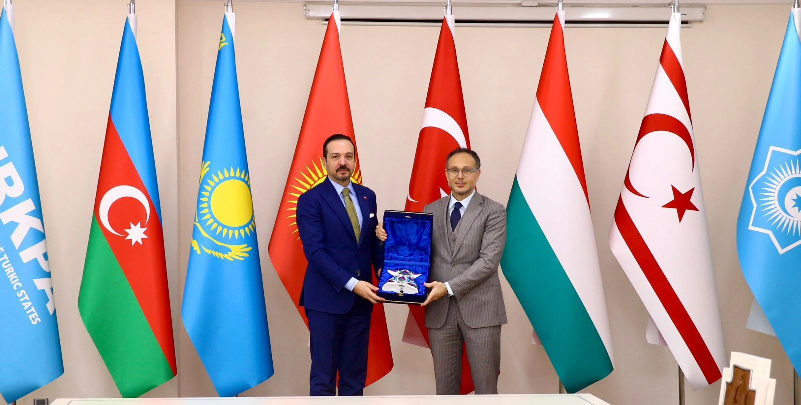 AKP nümayəndə heyəti Bakıda TÜRKPA-nı ziyarət etdi - FOTO
