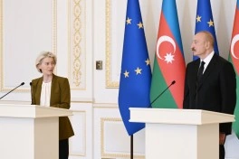 İlham Əliyev və Ursula Fon der Lyayen mətbuata bəyanatlarla çıxış ediblər - YENİLƏNİB - VİDEO - FOTO