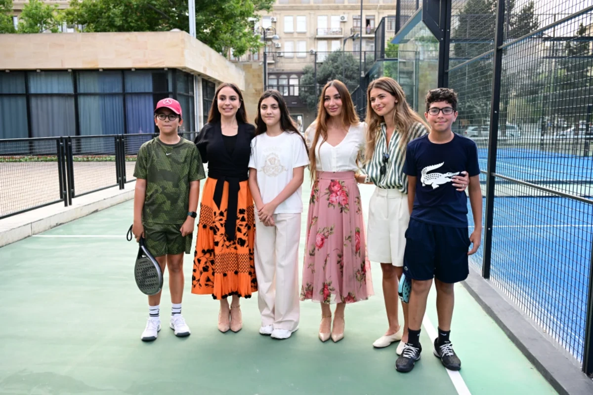 Leyla və Arzu Əliyevalar Dənizkənarı Milli Parkda açılış və təqdimat mərasimlərində - FOTO