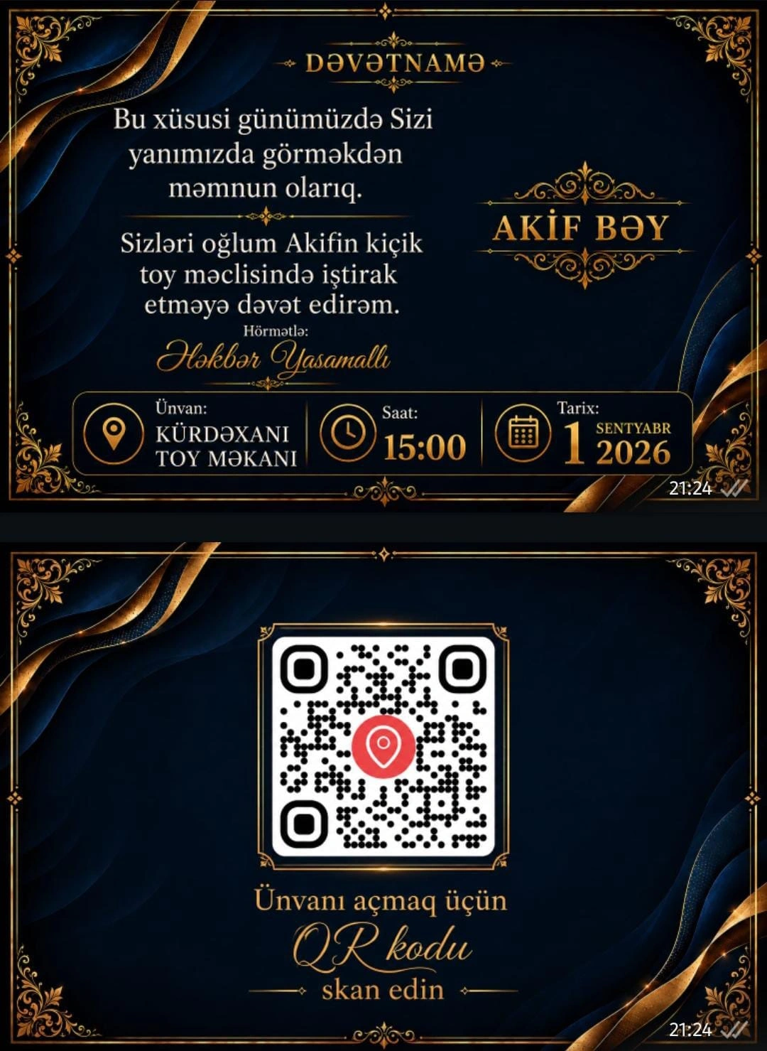Ələkbər Yasamallının ailəsində xeyir iş-TOY olacaq-FOTO+ÖZƏL