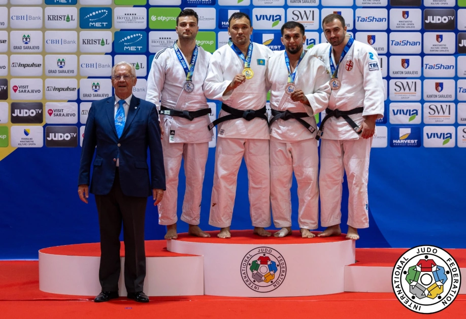 Veteran cüdoçumuz dünya çempionu oldu - FOTOLAR