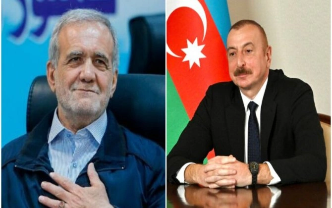 Məsud Pezeşkian Prezident İlham Əliyevə zəng edib