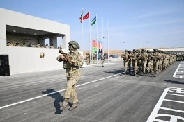 Xocavənddə Azərbaycan, Türkiyə və Özbəkistan hərbçilərinin birgə təliminin açılışı olub - FOTO - VİDEO