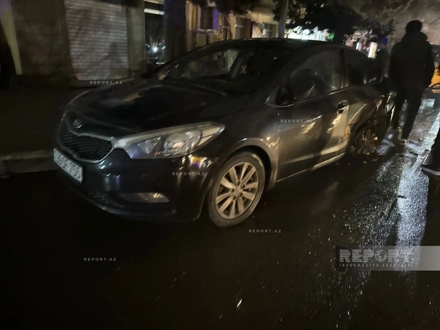 Sumqayıtda zəncirvari QƏZA: Səkkiz maşın toqquşdu