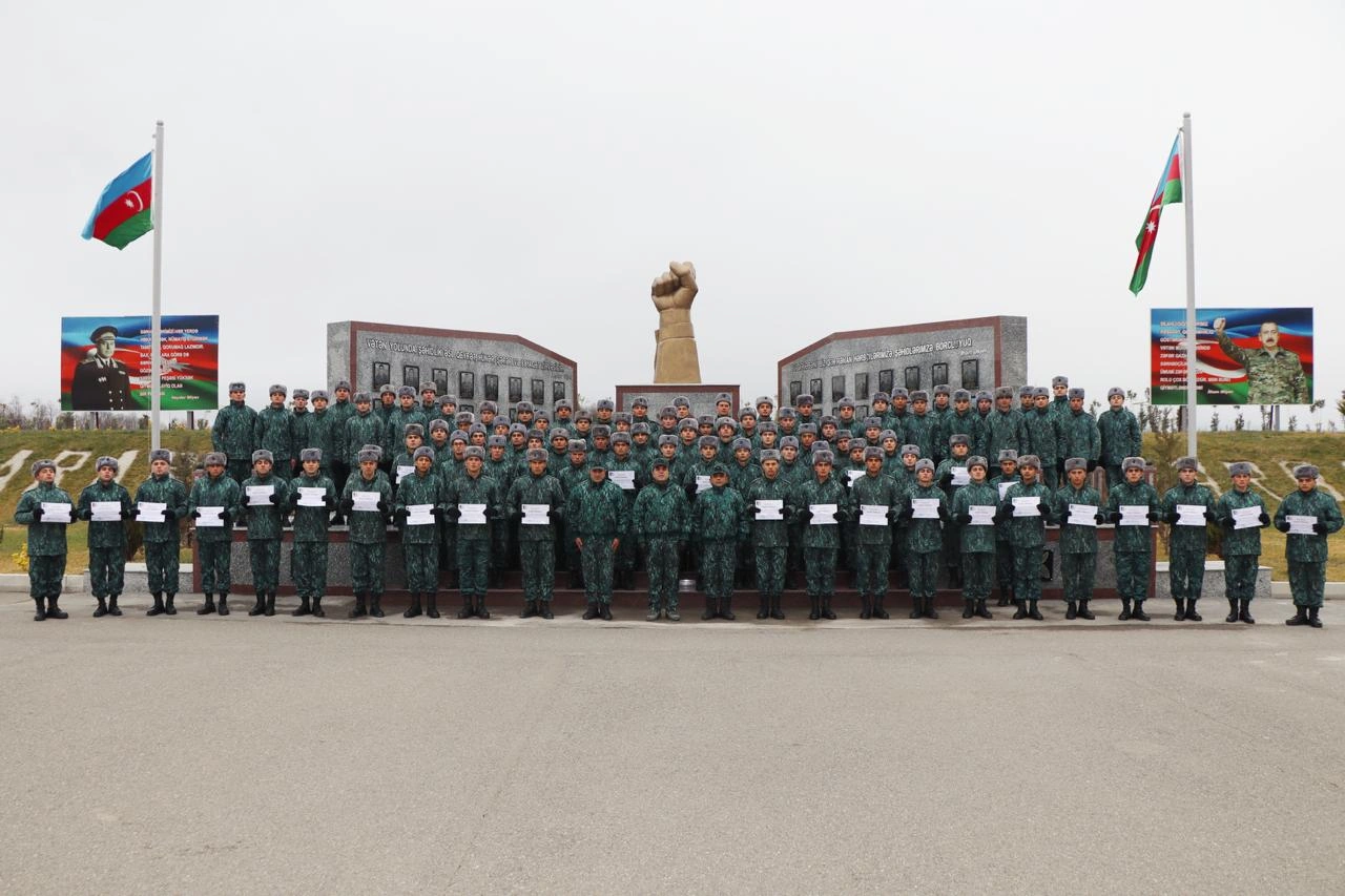 DSX hərbi hissələrində müddətli hərbi xidmətini başa vuranlar ehtiyata buraxıldı - FOTO