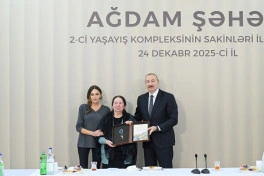 Prezident İlham Əliyev Ağdamda 2-ci yaşayış kompleksinin açılışında iştirak edib - YENİLƏNİB - FOTO