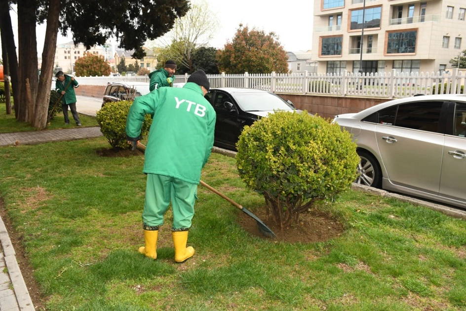 Güclü yağışdan sonra paytaxtda genişmiqyaslı daxili iməclik keçirilib - FOTOLAR