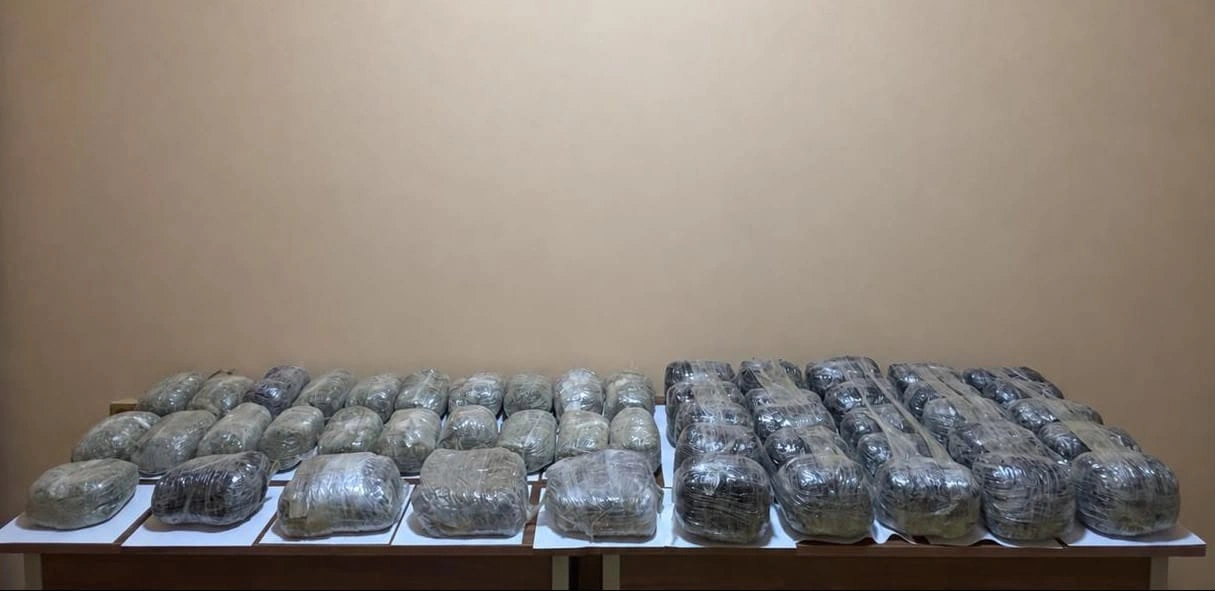 111 kilo narkotikin PUA ilə Azərbaycana keçirilməsinin qarşısı alındı - FOTO