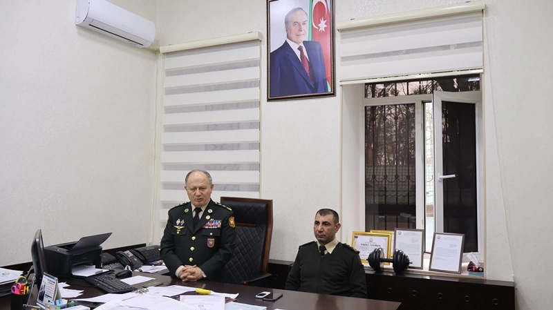 Polkovnik Cəlil Xəlilov Qubada veteranlarla görüşüb
