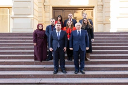Türkiyənin prokuror və hakimlərindən ibarət nümayəndə heyəti Azərbaycana səfər edib - FOTO