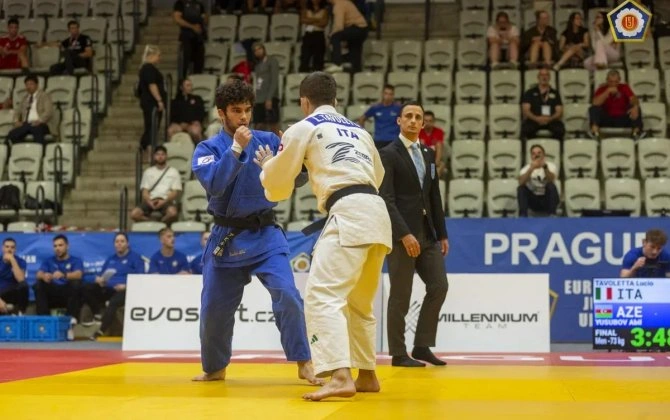 Cüdoçumuz Praqada gümüş medal qazandı
