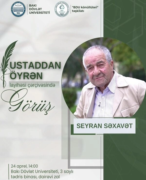Həyatda olan ən böyük Azərbaycanlı yazıçı ilə görüş olacaq - FOTO