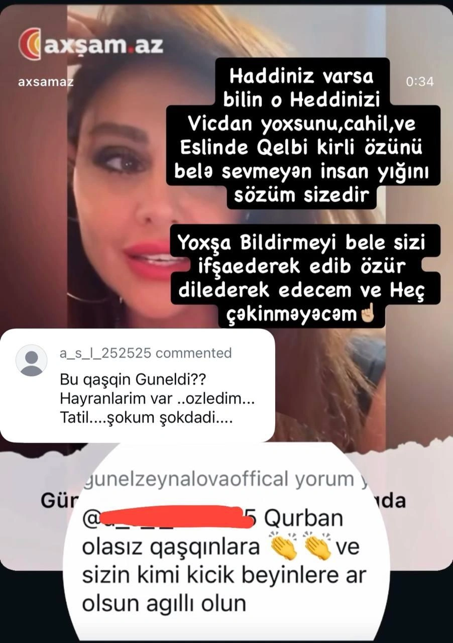 "Həddinizi bilin, hamınıza üzr istətdirəcəyəm" - FOTO