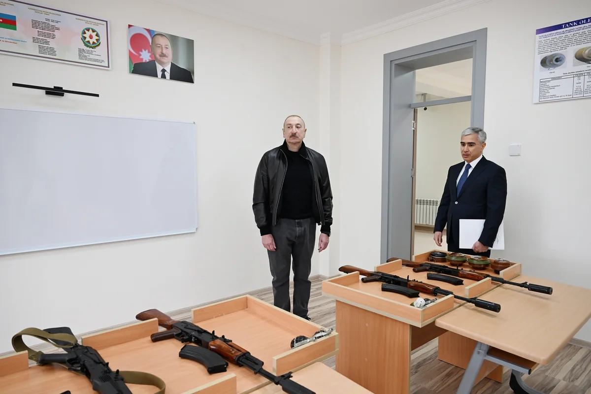 Prezident İlham Əliyev Şamaxı Avropa liseyinin yeni binasının açılışında iştirak edib - FOTO