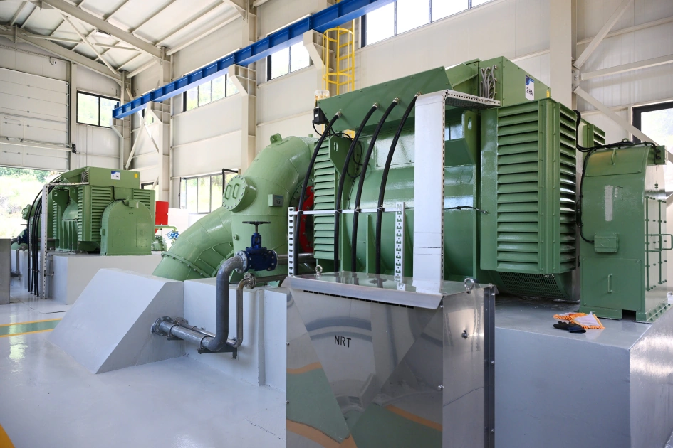 Laçında Hoçaz çayının üzərində yerləşən su elektrik stansiyalarının açılışı olub - FOTO