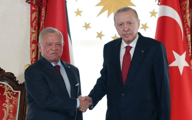 İordaniya Kralı II Abdullah Türkiyədə səfərdədir