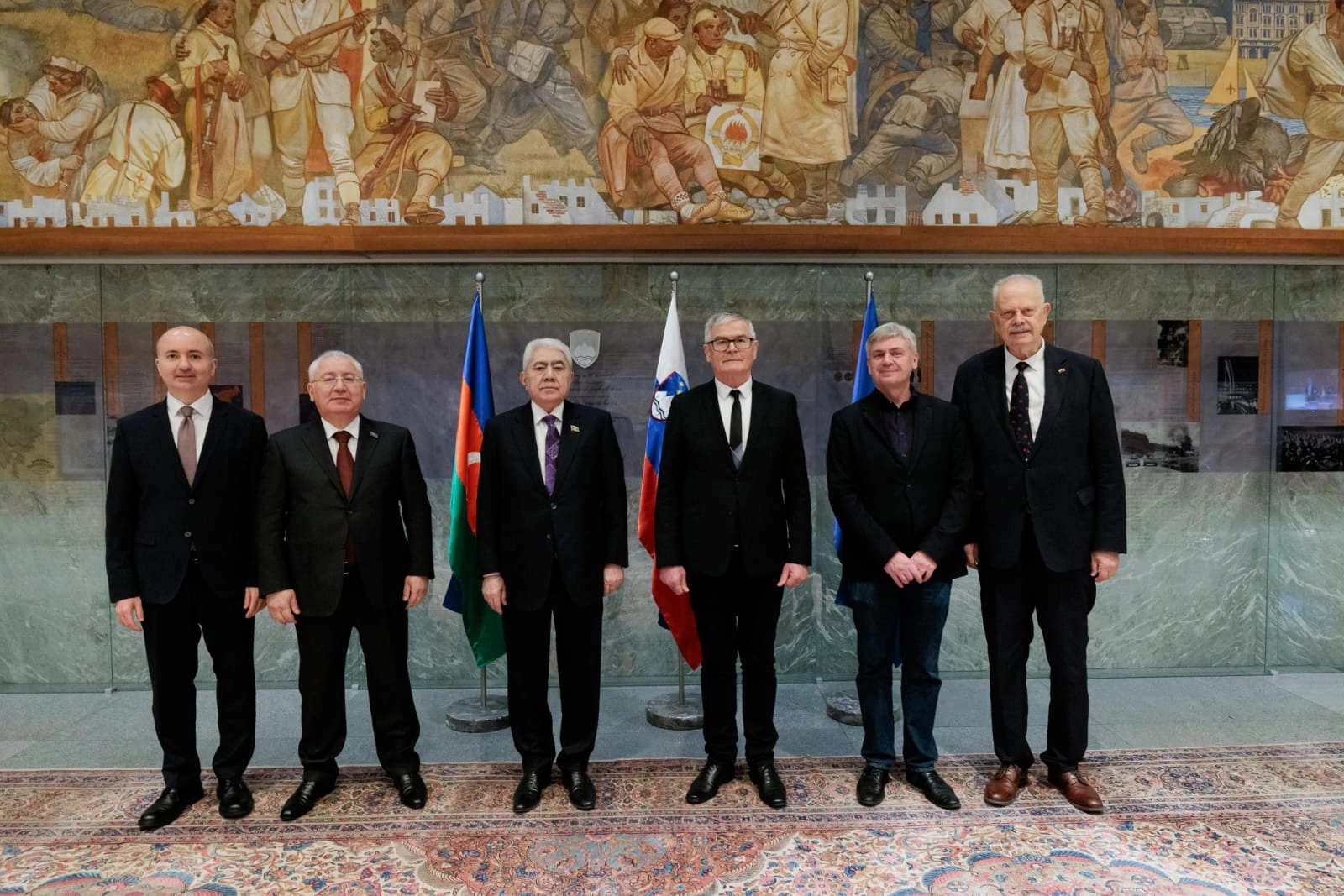 Ağalar Vəliyevin rəhbərlik etdiyi parlament nümayəndə heyəti Sloveniya Respublikasına səfər edib - FOTO