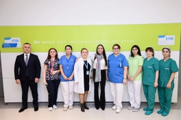Liv Bona Dea Hospitalında Sümük iliyi transplantasiya mərkəzinin açılışı olub - FOTO
