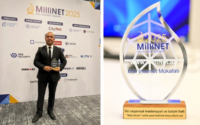 Mədəniyyət Nazirliyi "MilliNet 2025" müsabiqəsinin qalibləri sırasında yer alıb