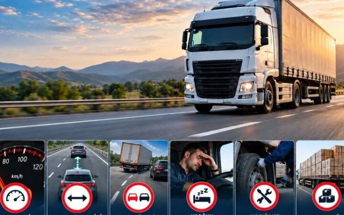 Yol polisi yük avtomobillərinin sürücülərinə çağırış etdi