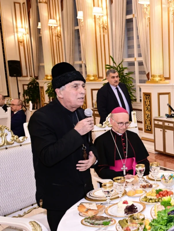 Müqəddəs Ramazan ayı münasibətilə iftar mərasimi keçirilib - FOTO