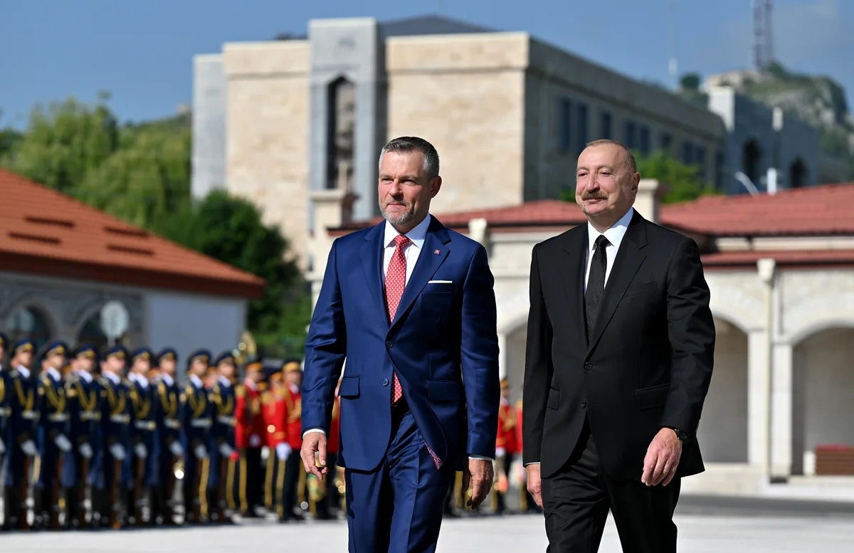İlham Əliyev Şuşada Peter Pelleqrinini qarşıladı - FOTO