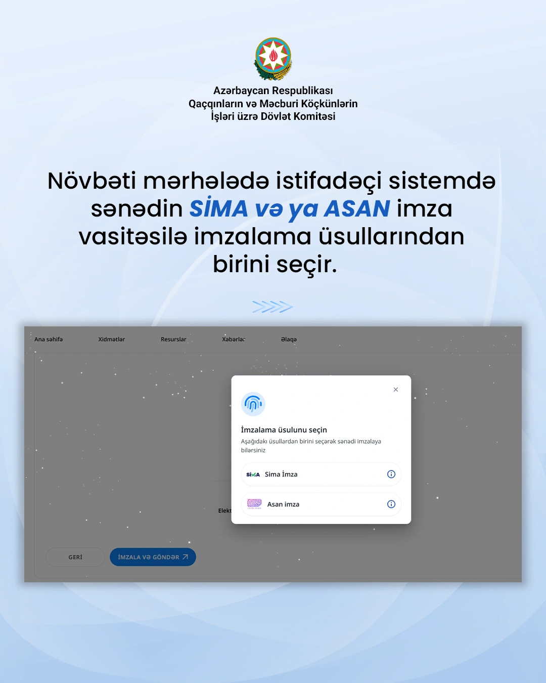 Dövlət Komitəsi myGov platformasına inteqrasiya olunub - FOTOLAR