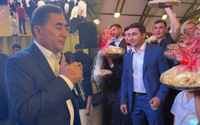 Zabit Nəbizadə oğluna gəlinsiz toy etdi - VİDEO