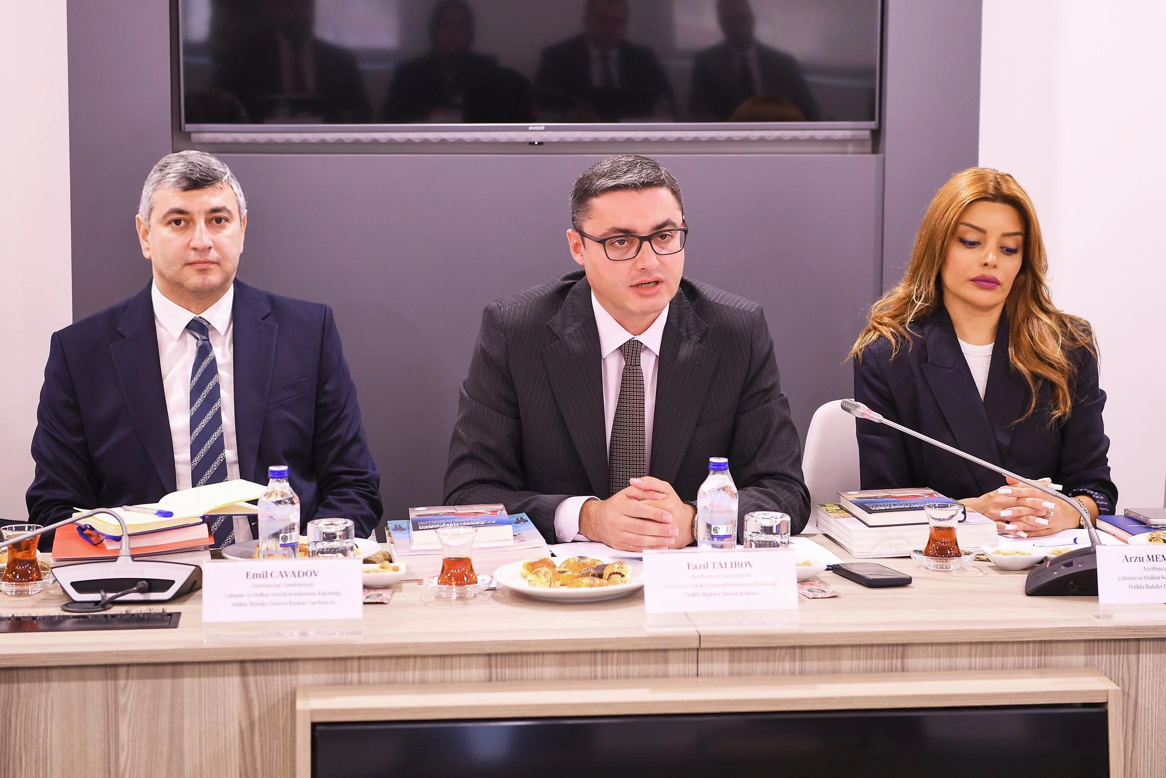 Əmək və sosial müdafiə sahəsində kommunikasiya üzrə Türkiyə ilə təcrübə mübadiləsi aparıldı - FOTO