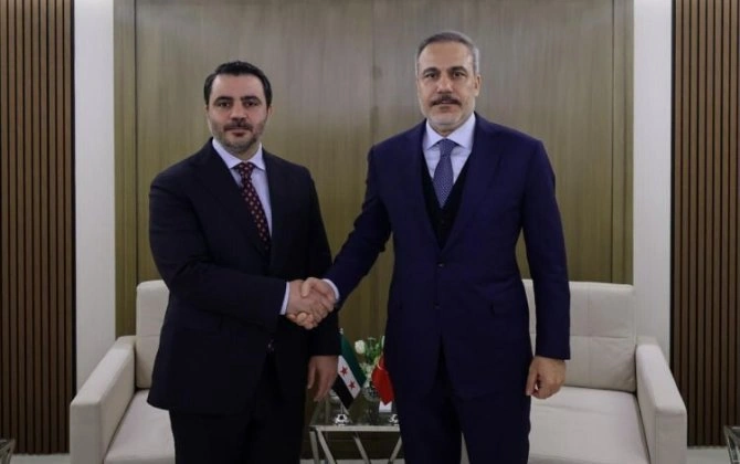 Hakan Fidan Əsəd Şeybani ilə görüşdü