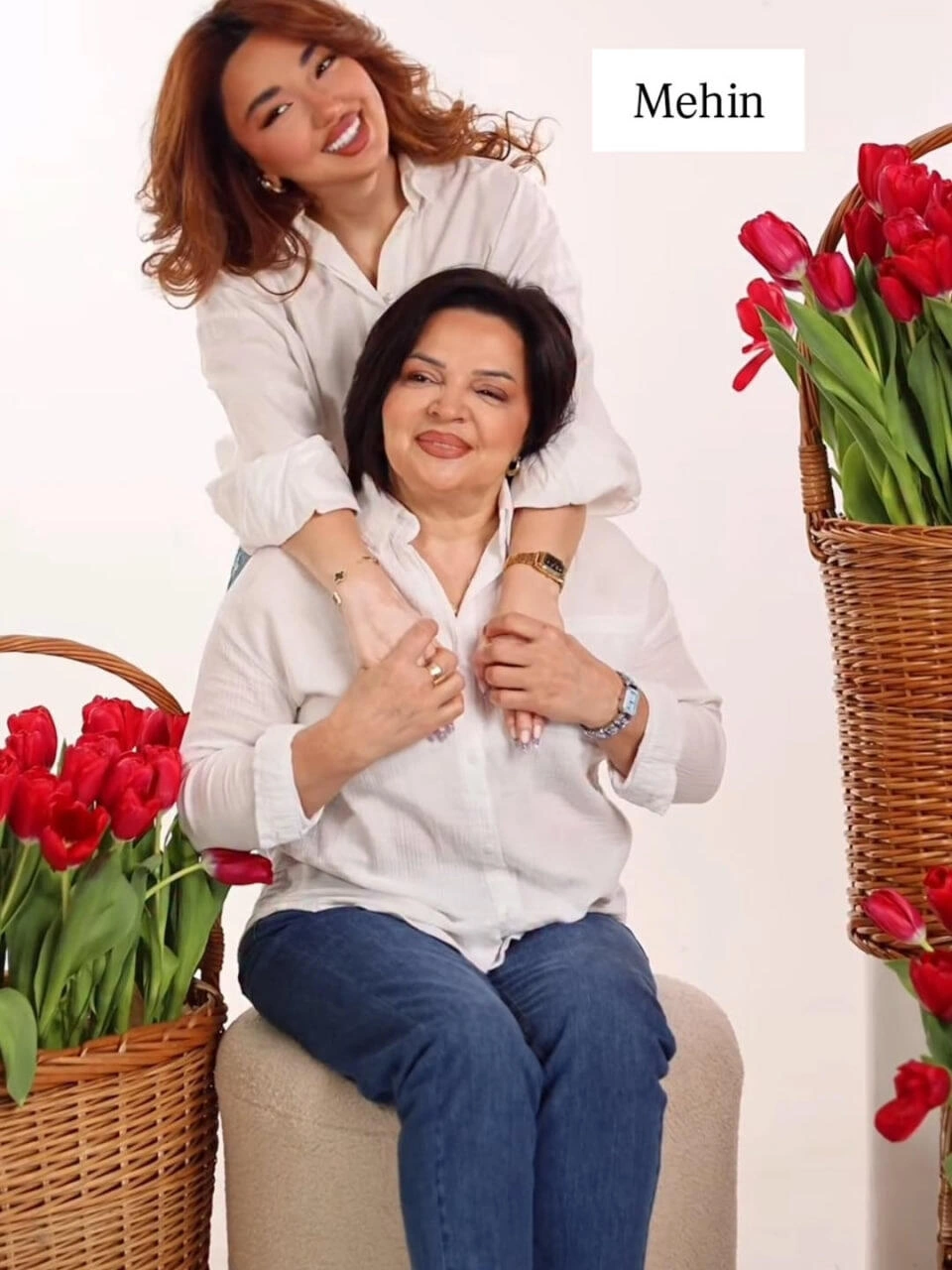 Azərbaycanlı məşhur blogerlər ANALARI İLƏ - FOTOlar