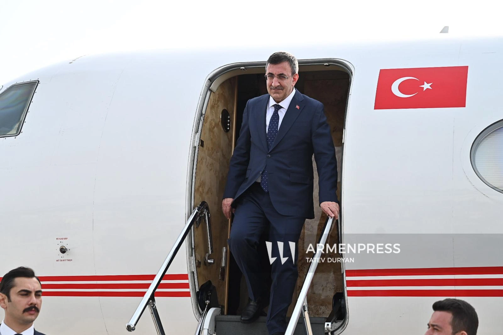 Cevdet Yılmaz Ermənistanda səfərdədir - FOTO