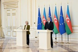 İlham Əliyev və Ursula Fon der Lyayen mətbuata bəyanatlarla çıxış ediblər - YENİLƏNİB - VİDEO - FOTO