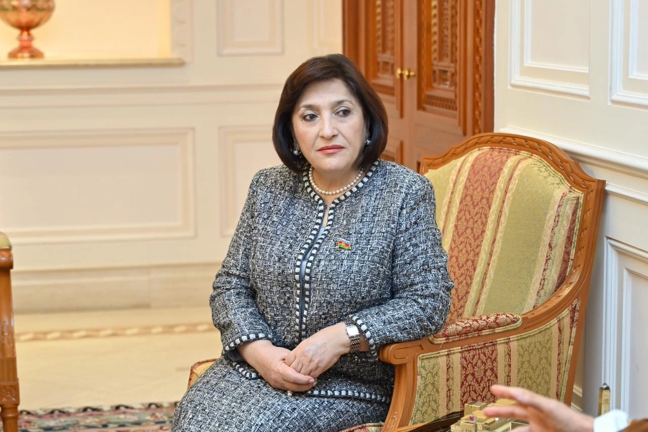 Sahibə Qafarova Oman Şura Məclisinin sədri ilə görüşüb - FOTO