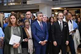 Leyla Əliyeva Müqəddəs Taxt-Tacda Azərbaycan xalçaları sərgisinin açılışında iştirak edib - FOTO