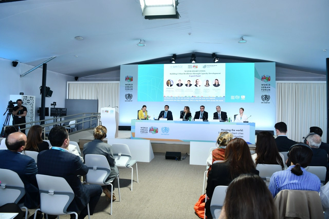ADNSU rektoru WUF13-də dayanıqlı inkişaf mövzusunda paneldə çıxış edib - FOTOLAR