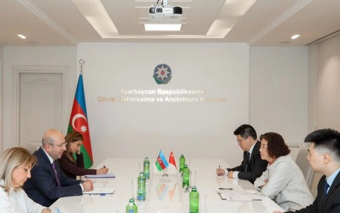 Azərbaycan və Çin arasında dayanıqlı şəhərsalma üzrə əməkdaşlıq müzakirə edilib