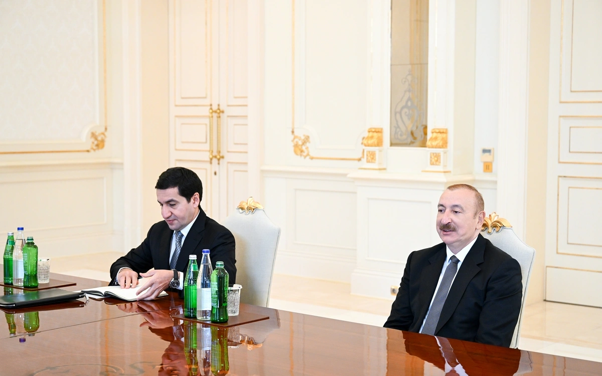 İlham Əliyev Böyük Britaniya və Şimali İrlandiyanın Azərbaycan üzrə ticarət elçisini qəbul etdi - FOTO